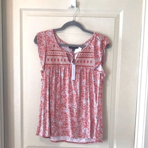 Sanctuary Wild Bell Top - Boho - Crochet - Tassels - Pink Floral - SMALL NWT - Picture 5 of 10